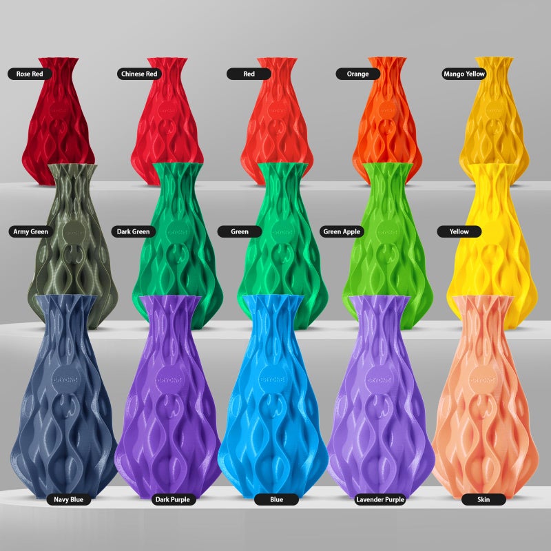 ERYONE PLA Filament 3D Printer PLA Filament 1.75mm +/- 0.03mm, PLA Filament 1KG Cardboard Spool(2.2LBS), Blue - Image 3